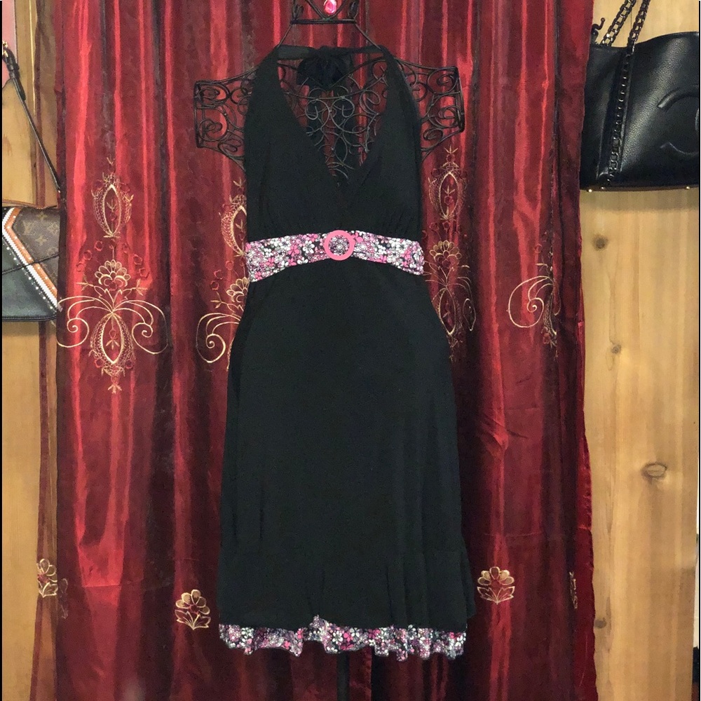 Fun Festive Halter Dress